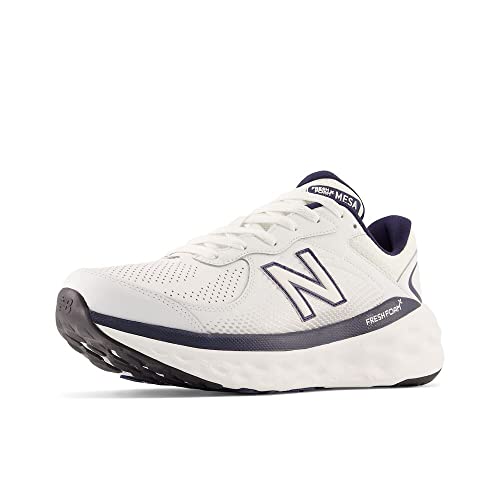 New Balance Men's Fresh Foam X 840F V1 Walking Shoe, White/Team Navy/White, 9 M - Image 2