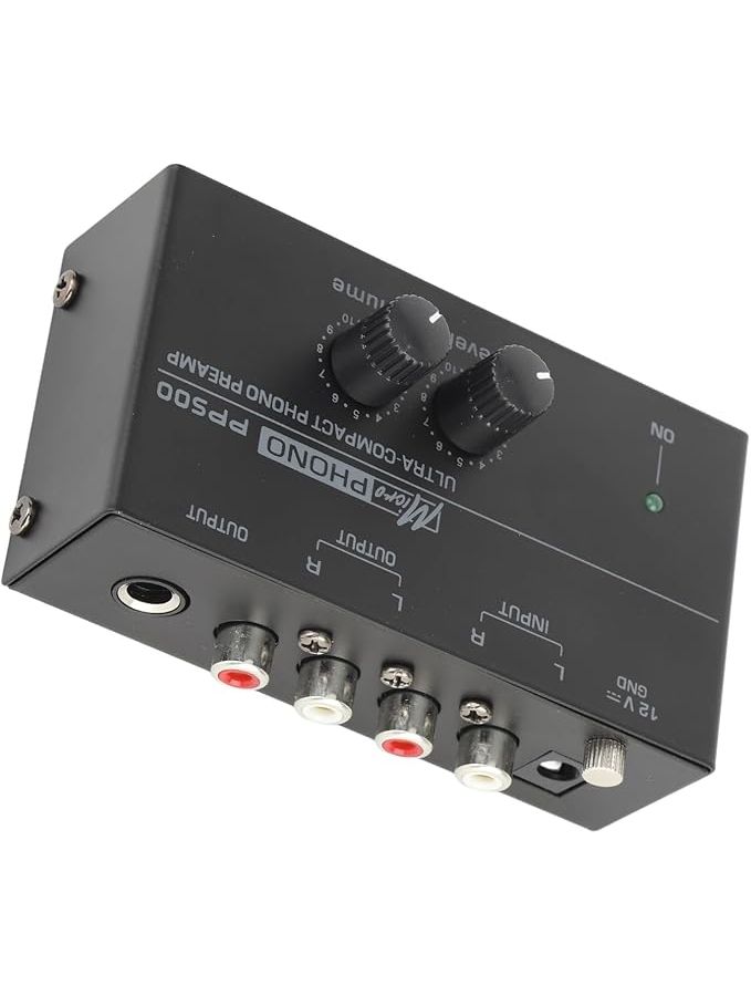 USB Powered Phono Turntable Preamp With Independent Volume Control For Record Digitization Low Noise Compact US Plug - Image 1