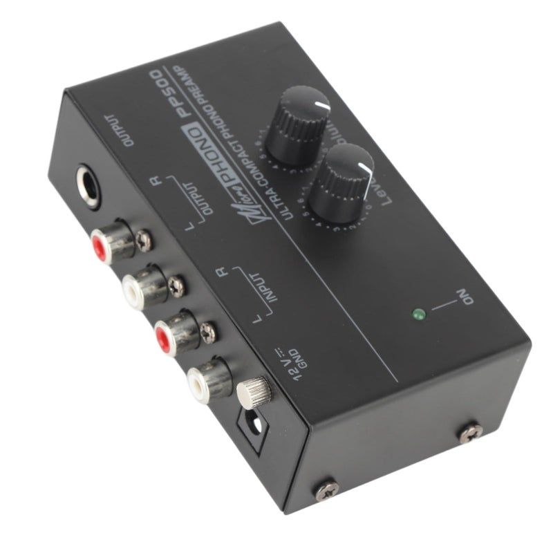 USB Powered Phono Turntable Preamp With Independent Volume Control For Record Digitization Low Noise Compact US Plug - Image 4