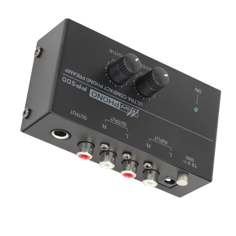USB Powered Phono Turntable Preamp With Independent Volume Control For Record Digitization Low Noise Compact US Plug - Image 2
