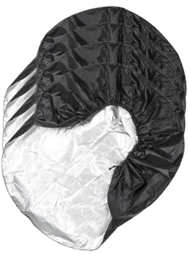 VALICLUD 4Pcs Trailer RV Spare Tire Covers Oxford Cloth Dustproof UV Protection - Image 1