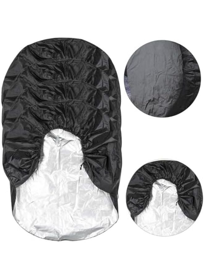 VALICLUD 4Pcs Trailer RV Spare Tire Covers Oxford Cloth Dustproof UV Protection - Image 4