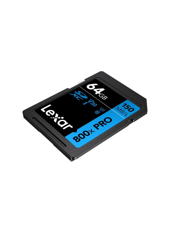 Lexar 64GB High-Performance 800x PRO UHS-I SDXC Memory Card (BLUE Series)  - Image 4