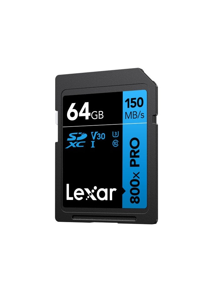 Lexar 64GB High-Performance 800x PRO UHS-I SDXC Memory Card (BLUE Series)  - Image 3