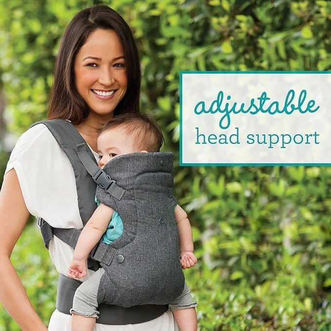 U.E 4-IN-1 Baby Carrier with Teething Rod - Multi-Functional Hip Seat for Infants and Toddlers (Grey) - Image 4