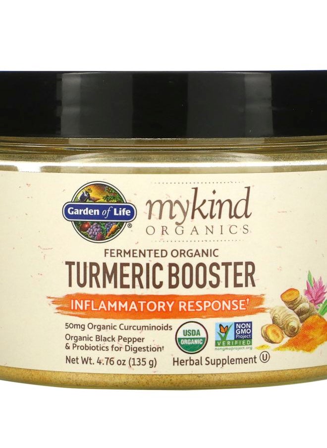 Garden of Life MyKind Organics Fermented Organic Turmeric Boost Inflammatory Response 4.76 oz (135 g) 