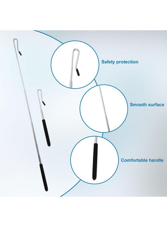 PEUTIER 2pcs Puppet Handles Arm Control Rods, Premium Stainless Steel Professional Hand Puppet Arm Rods Metal Puppet Stick Accessory Easy to Use Puppet Arm Rods Practical Tools for SML Jeffy Puppets  - Image 3