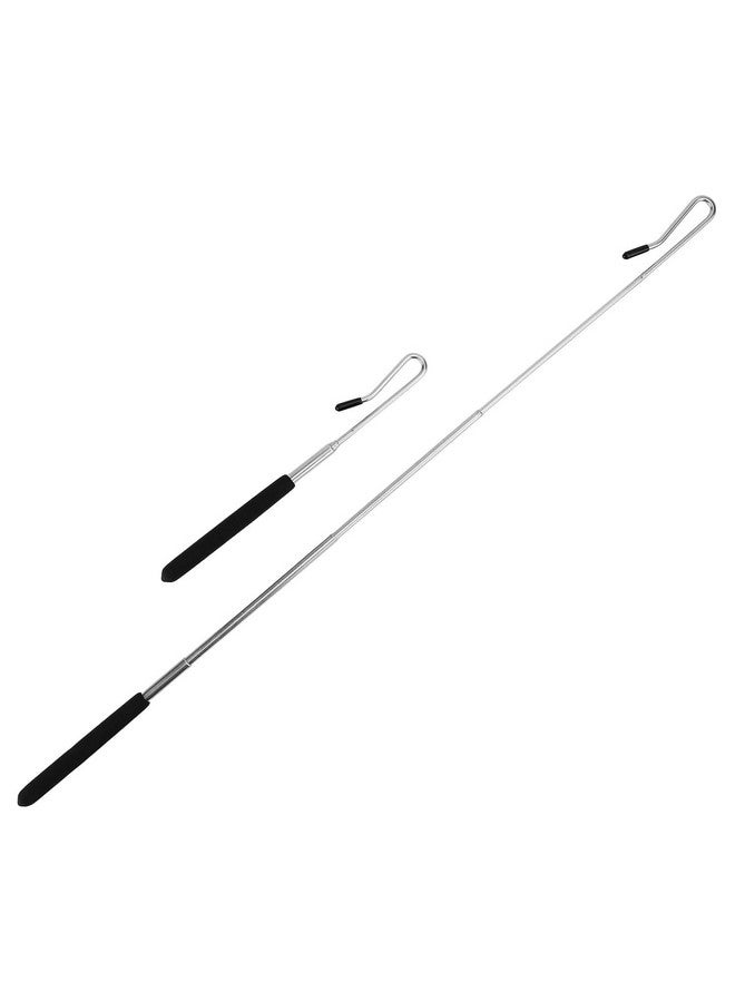 PEUTIER 2pcs Puppet Handles Arm Control Rods, Premium Stainless Steel Professional Hand Puppet Arm Rods Metal Puppet Stick Accessory Easy to Use Puppet Arm Rods Practical Tools for SML Jeffy Puppets  - Image 1