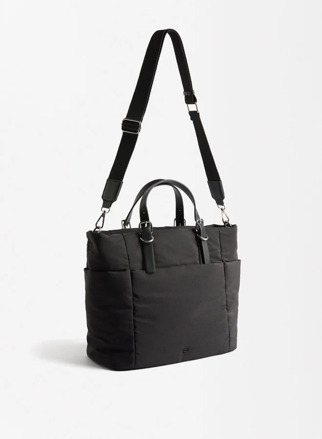 PARFOIS Nylon Tote Bag With Strap