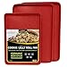 casaWare 3pc Ultimate Commercial Weight Cookie Sheet Set, Two 15 x 10-Inch Pans, One 13 x 9-Inch-Inch Pan (Red Granite) - Image 2
