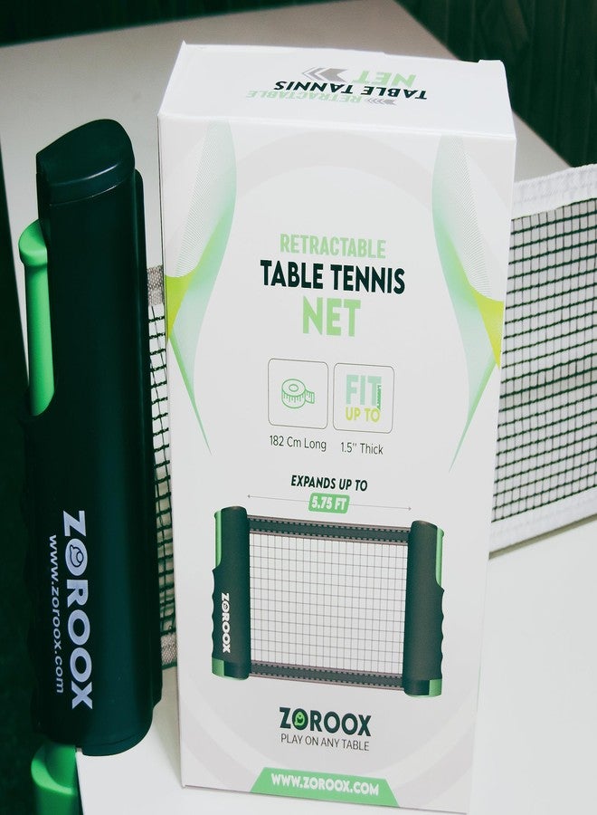 ZOROOX Table Tennis Net | Portable | Retractable | Easy Install Portable Table Tennis Net for Any Table. Easy to Install & Durable - Image 4