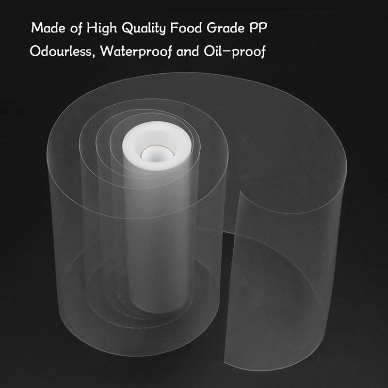 BYKITCHEN 6 Inch Cake Collars, BYKITCHEN Acetate Sheets for Cake, Transparent Collar Acetate Roll, Cake Clear Strips for Chocolate Mousse DIY Cake Wraping Decorating (Length 394inch) - Image 3
