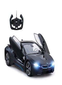 Rastar Remote Control Car 1:14 BMW i8 Radio Remote Control Racing RC Toy Car Model Vehicle, Open Doors by RC, MattBlack