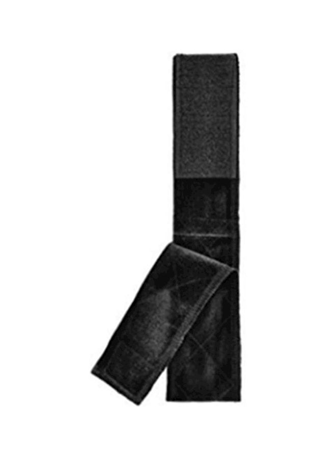 شريط ربط للشعر المستعار من المخمل مريح للغاية أسود 21.5بوصة