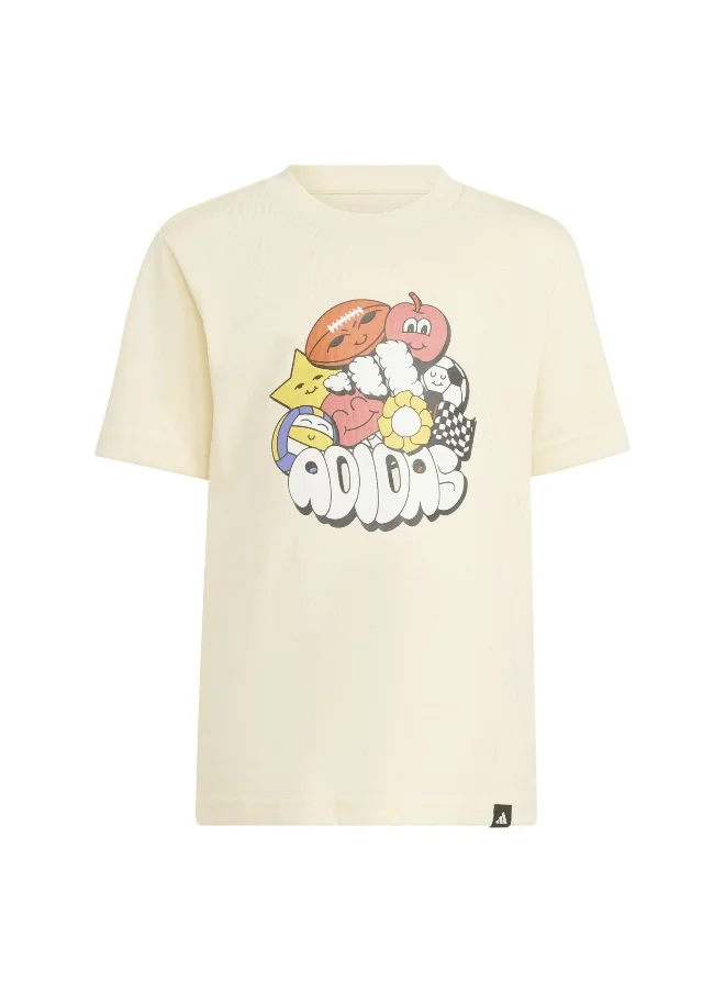 اديداس adidas fun unisex graphic t-shirt