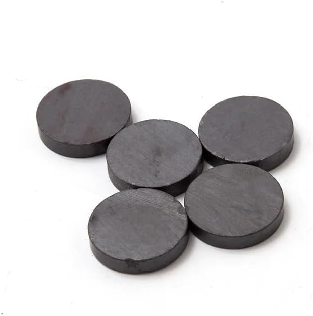KRYTONE® 100 Piece Black Round Magnet Set (15 X 3 MM) Use as Fridge Magnet, Door, Kitchen Organiser Magnet, Multipurpose Office Pack of 100(Black) - Image 3