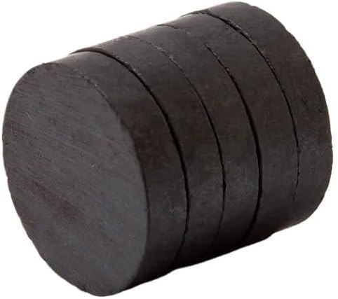 KRYTONE® 100 Piece Black Round Magnet Set (15 X 3 MM) Use as Fridge Magnet, Door, Kitchen Organiser Magnet, Multipurpose Office Pack of 100(Black) - Image 4