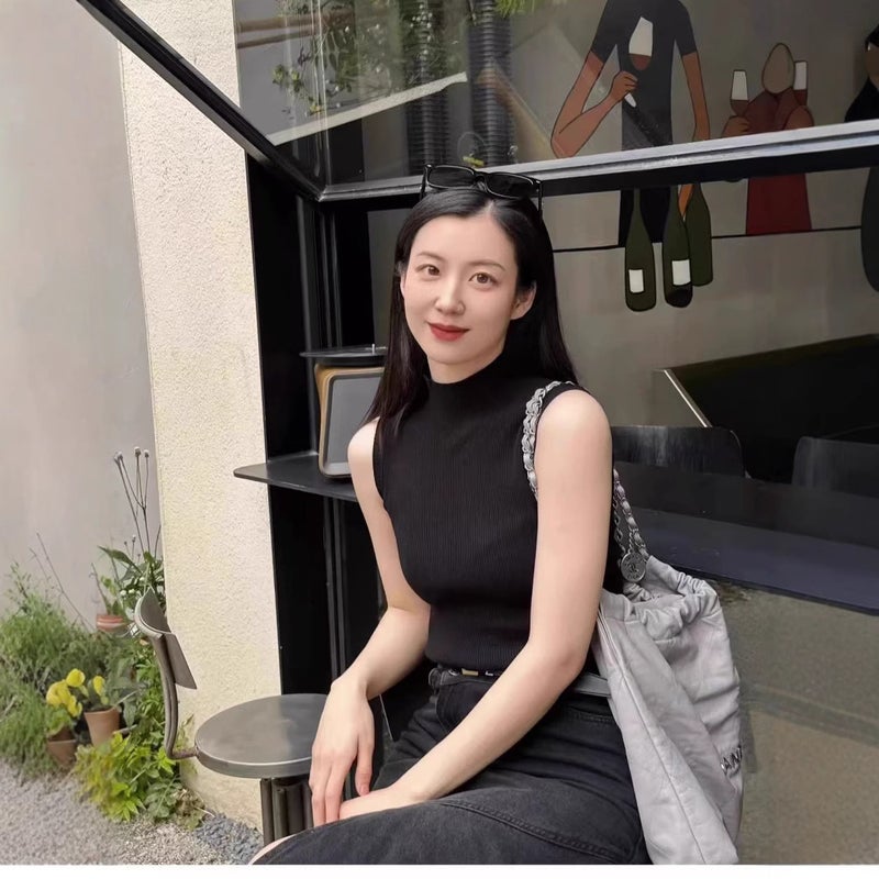 100 Tencel Summer New Sleeveless Women''s Half-turtleneck Strap Base Shirt Women''s Solid Color Suit Inner Knit Vest - Image 1