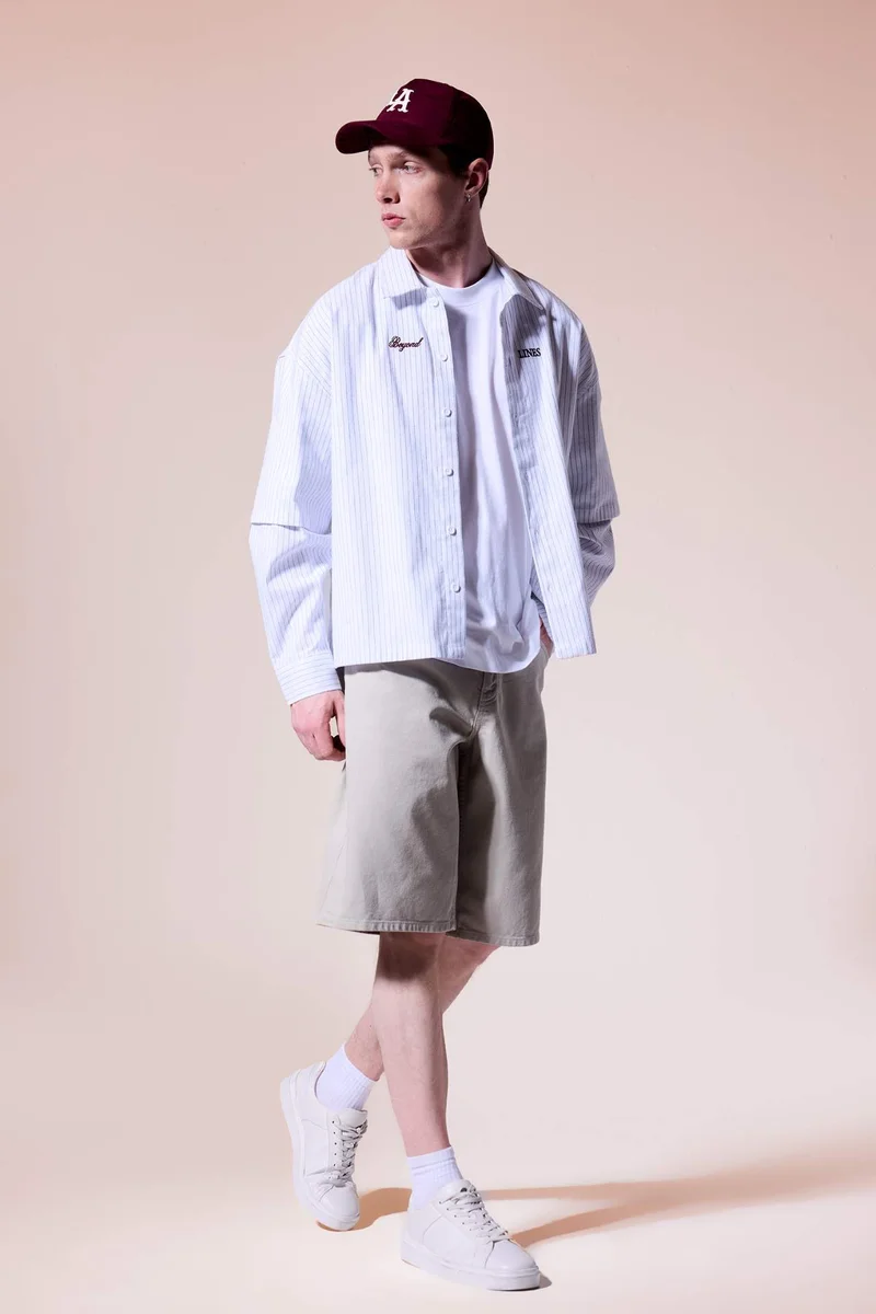 ديفاكتو Baggy Fit Bermuda