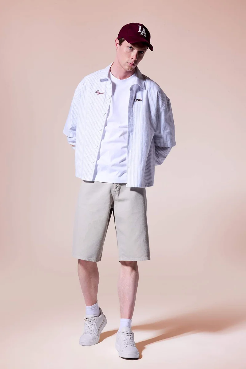 ديفاكتو Baggy Fit Bermuda