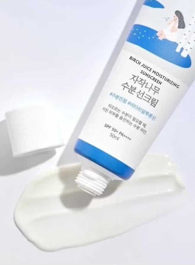 Round Lab Birch Juice Moisturizing Sun Cream 50 ml - Image 3