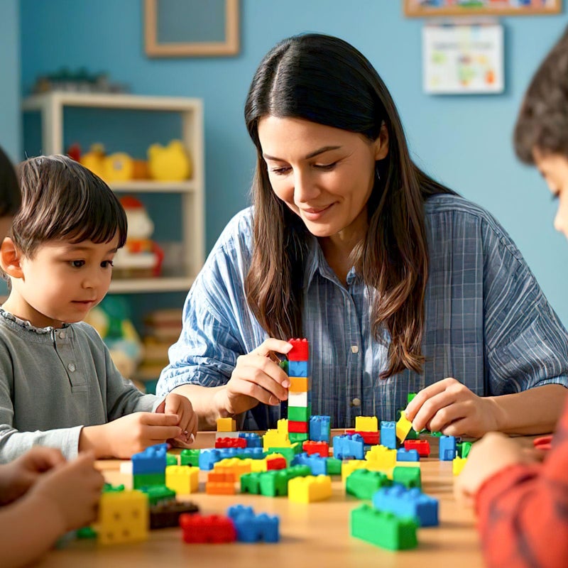 3 otters 1000 PCS Building Blocks, Building Toys for Kids Classic Construction Toy Set, Creative Compatible with Major Brands Holiday Classroom Gifts for Boys and Girls - Image 4