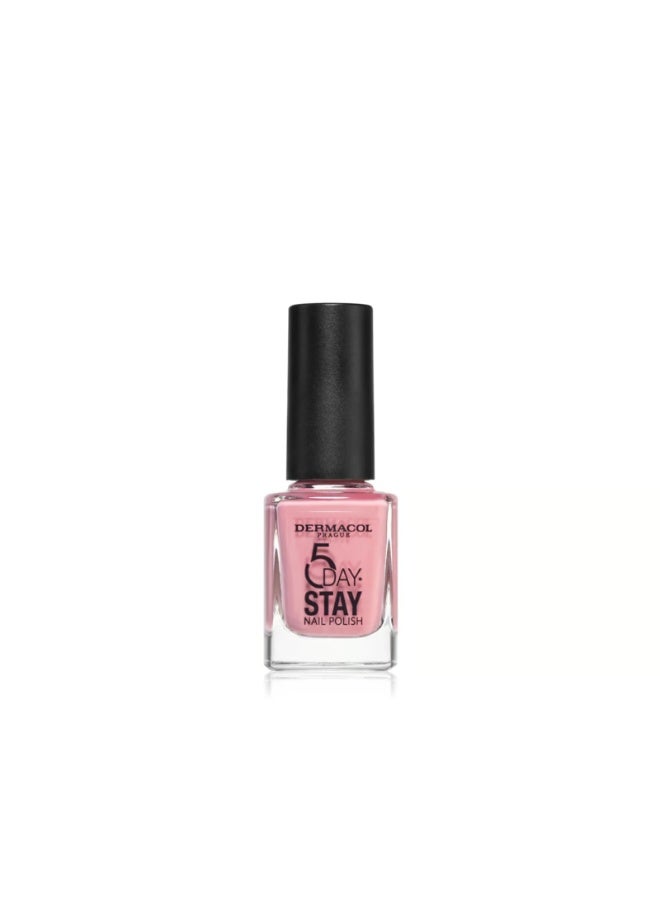 Dermacol 5 Day Stay Nail Polish 09 Candy Shop 11ml - Image 1