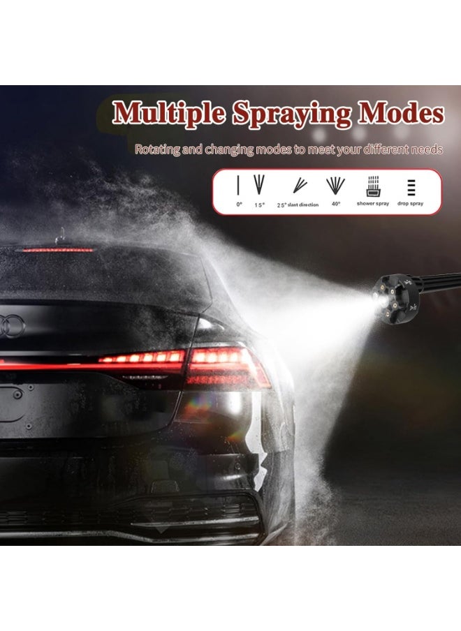 Home Care Cordless Pressure Washer – 300W Portable Power Washer with 6-in-1 Nozzle & Soap Dispenser | Battery Operated with Toolbox for Car, Fence, Floor Cleaning & Watering  - Image 3