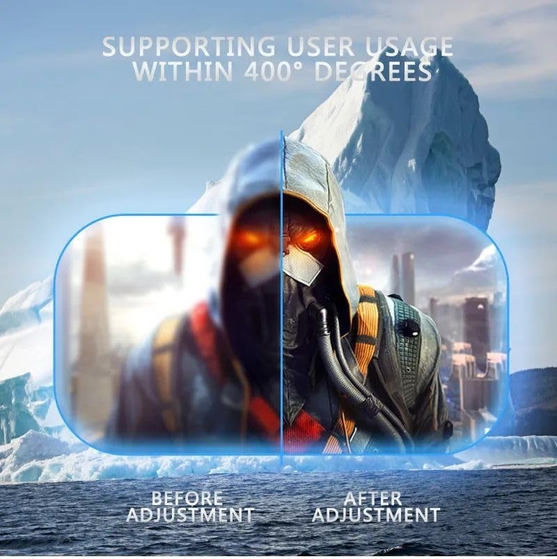 TECHDASH 3D VR Headset with Built in Adjustable Headphones Virtual Reality Glasses with Adjustable Lenses | Compatible with Android, iOS, Windows | Suitable for 4.0-6.5 inch Mobiles for Gaming - Image 2