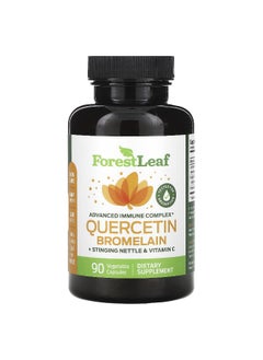 ForestLeaf Forest Leaf, Quercetin Bromelain + Stinging Nettle & Vitamin C, 90 Vegetable Capsules  - Image 1