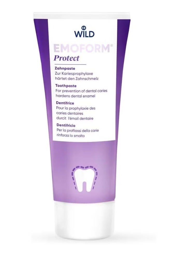 Emoform Protect Toothpaste, Anti-Caries Protection with Special Formula