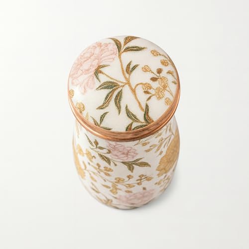 CONFETTI GIFTS Copper Festive Water Bottle Set of 1 for Home Decor Gifts| Copper Water Bedside Bottle | 850 ml Diwali Gift for Family and Friends | Gift Items for Home Decoration - Image 4