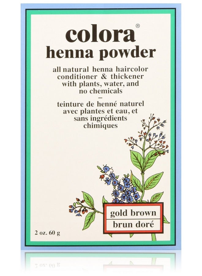 Colora - Henna Powder Gold Brown - Image 1