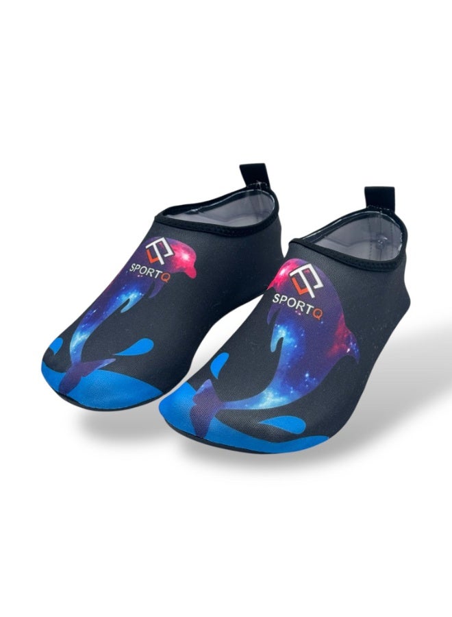 SportQ SportQ® Easy-to-Wear Beach Sandals for Kids, Men & Women Comfortable, Flexible Sole for Protection from Rocks and Hot Sand Quick-Drying Water Shoes for Swimming, Snorkeling, Surfing, Kayaking, Beach, Walking & Yoga  - Image 1