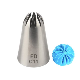 FineDecor Large Piping Tip Seamless Stainless Steel Icing Piping Nozzle Tip Cake Decorating Tools Cream Puff Decor Pastry Icing Piping Tool for Baker 1 Piece C11 - pzsku/Z71BFC39C7DAB0CF2585DZ/45/1746562233/ff5e9b26-3cdc-4dd6-8824-811b01eeb41c
