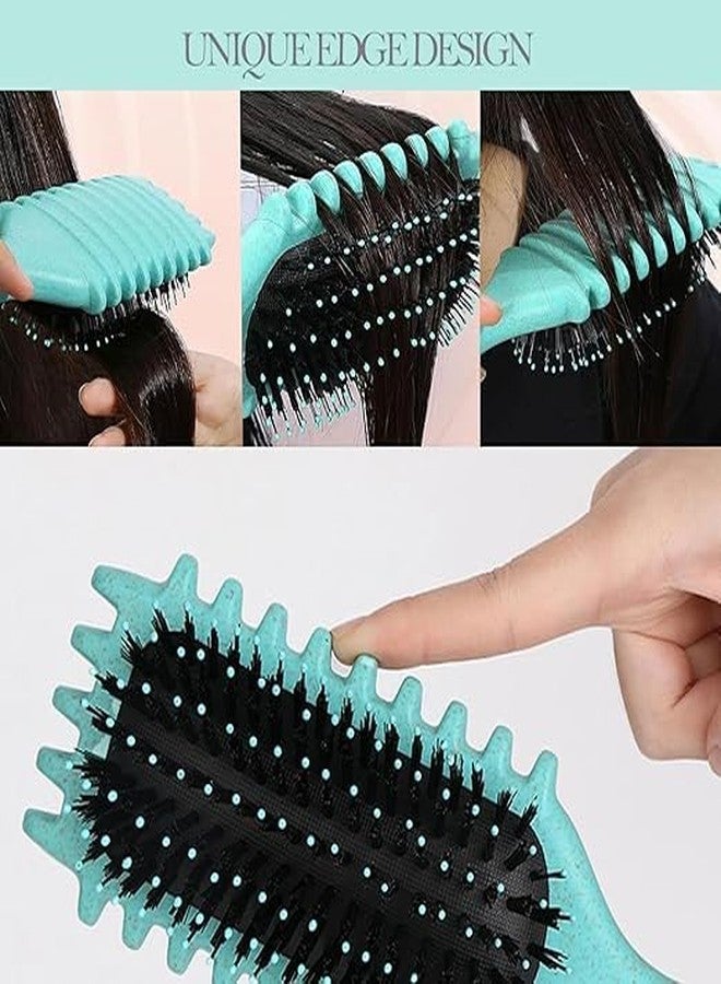 Flygon Curly Hair Comb, Curl Defining Comb, Bristle Hair Brush Styling Brush, Curly Hair Comb, Curl Detangler Hair Brush, Shaping & Defining Curls For Women - Image 4