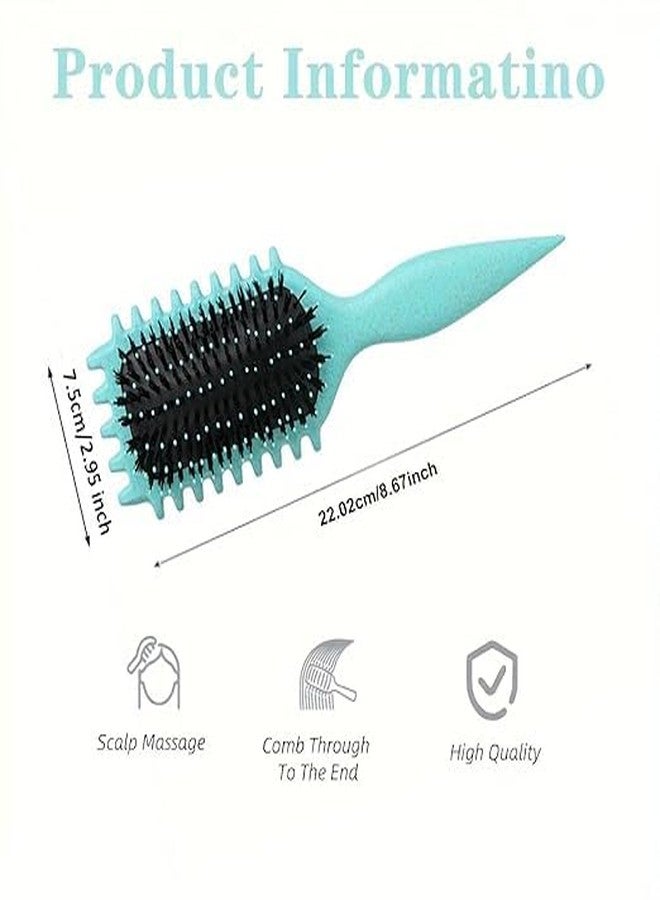Flygon Curly Hair Comb, Curl Defining Comb, Bristle Hair Brush Styling Brush, Curly Hair Comb, Curl Detangler Hair Brush, Shaping & Defining Curls For Women - Image 2