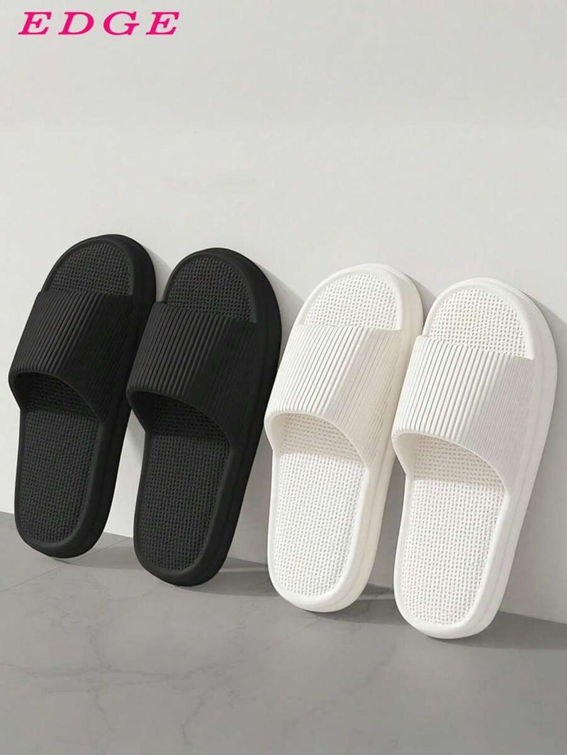 Unisex EVA Slippers - Soft Sole Indoor/Outdoor Sandals, Suitable For Home, Bathroom, Beach, Fashion Casual Style, Popular Design, Multiple Colors Available, Cute Slippers [New High-End], Lightweight And Non-Fatiguing, Suitable For All Seasons - - Image 1