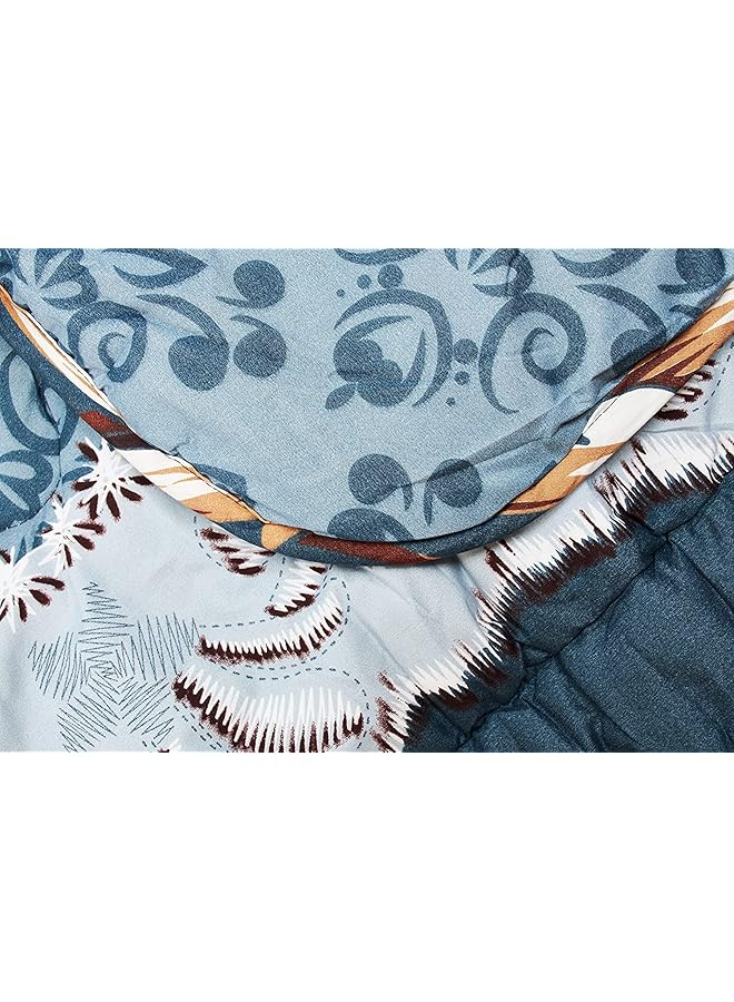 إيروريكس طقم لحاف متوسط الحشوة مكون من 4 قطع متعدد الألوان مقاس مفرد - Image 3