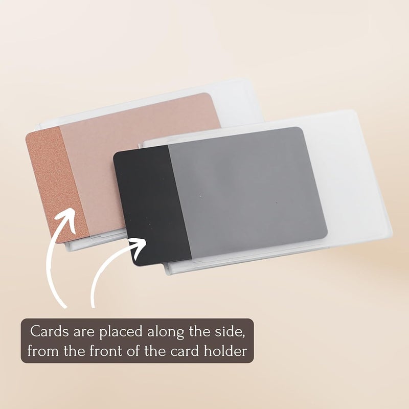 ag wallets Set of 2 Clear Premium Quality Wallet Insert from (Bifold 6 Page) - Image 3