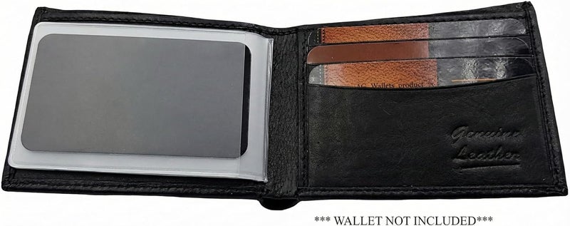 ag wallets Set of 2 Clear Premium Quality Wallet Insert from (Bifold 6 Page) - Image 4