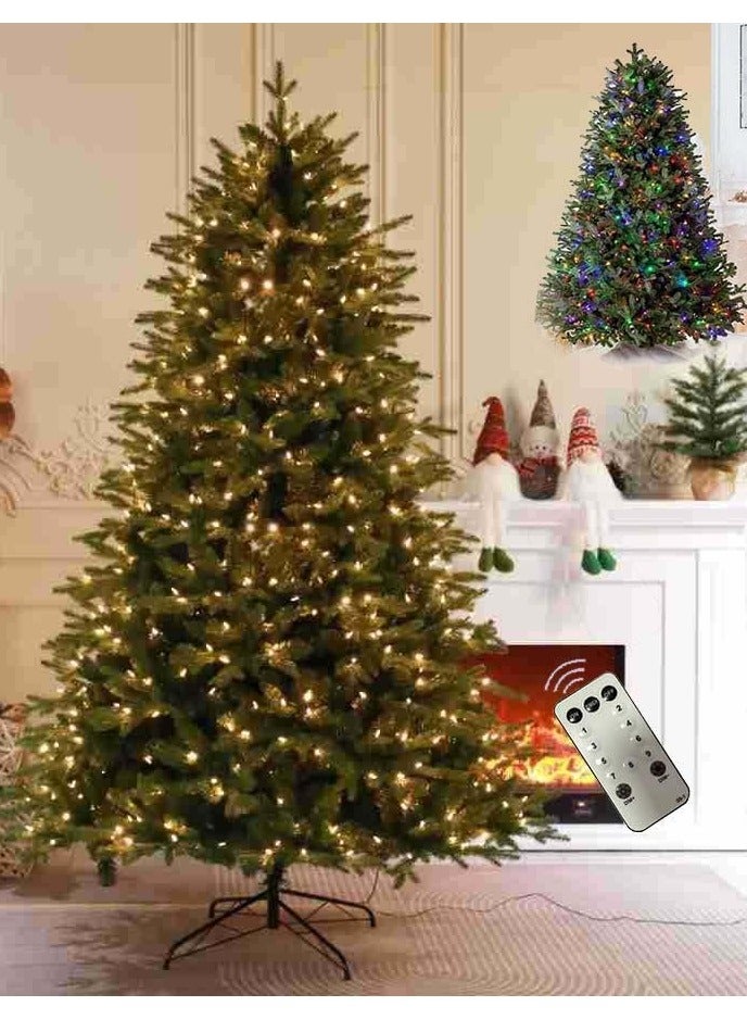 TAPIT PE Mixed PVC Christmas Tree with Lights Christmas Shopping Mall Scene Decoration Supplies LED Christmas Tree - Image 1