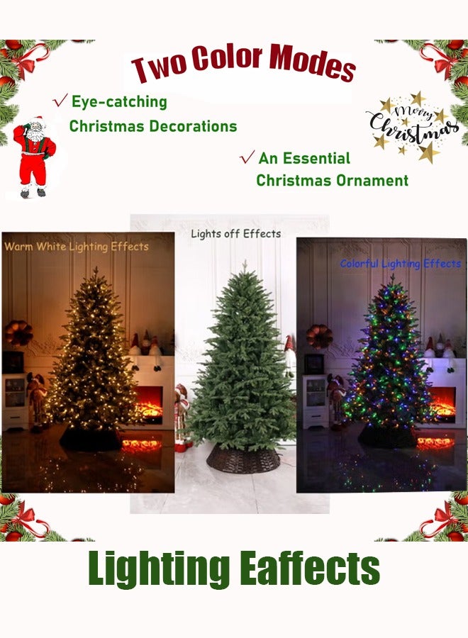 TAPIT PE Mixed PVC Christmas Tree with Lights Christmas Shopping Mall Scene Decoration Supplies LED Christmas Tree - Image 2