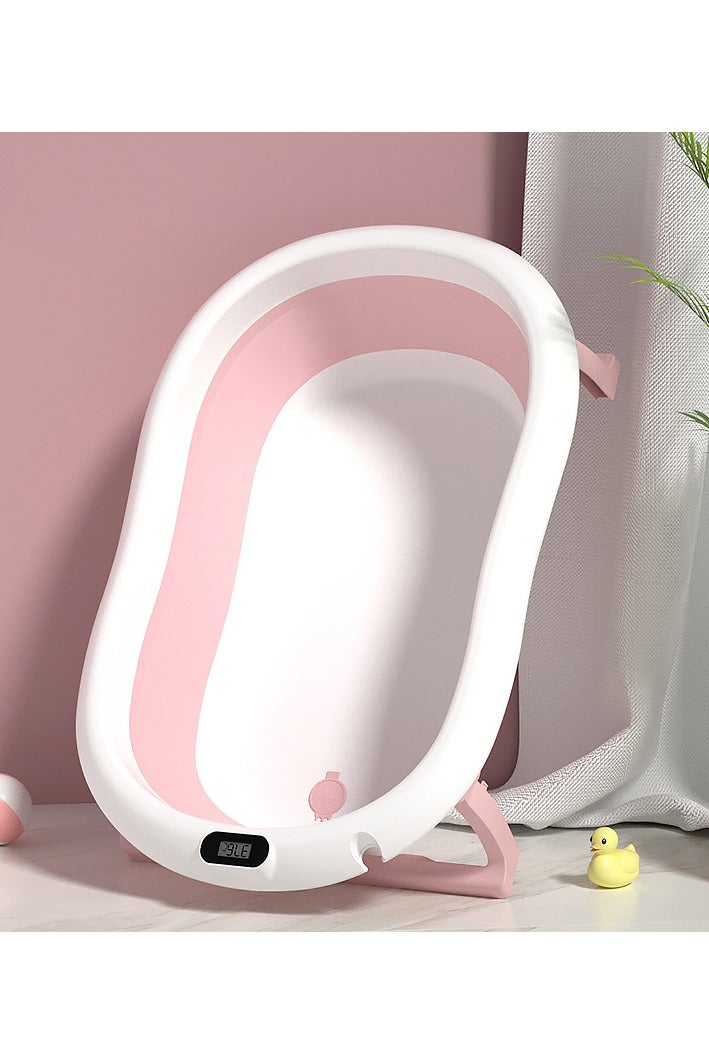 لحظة مرح حوض استحمام للاطفال قابل للطي مع مقياس حرارة - Image 1