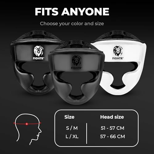 FIGHTR® Boxing Headgear with Best fit | Boxing Helmet Guard for Sparring | Adjustable Size for Boxing, MMA, Muay Thai, Kickboxing & Martial Art - Image 2