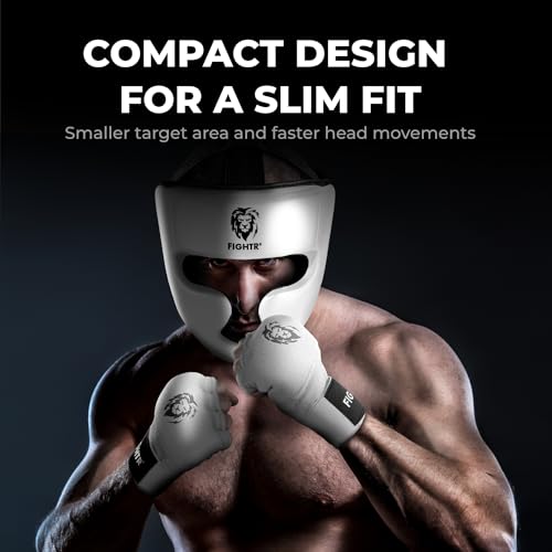 FIGHTR® Boxing Headgear with Best fit | Boxing Helmet Guard for Sparring | Adjustable Size for Boxing, MMA, Muay Thai, Kickboxing & Martial Art - Image 3