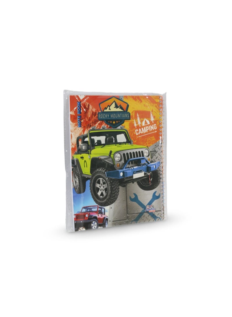 Jeep Wrangler Notebook – 80 Pages - Image 1