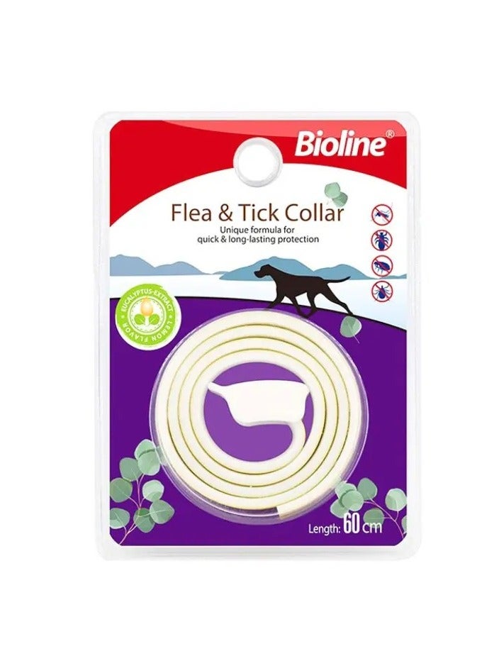 Bioline Flea and Tick Dog Collar 60cm[Flavor - Eucalyptus & Lemon] - Image 4