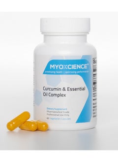 MYOXCIENCE Curcumin & Essential Oil Complex | BCM-95 | 500 mg Curcumoind, Curcumin & Volatile Oil Complex  - Image 1