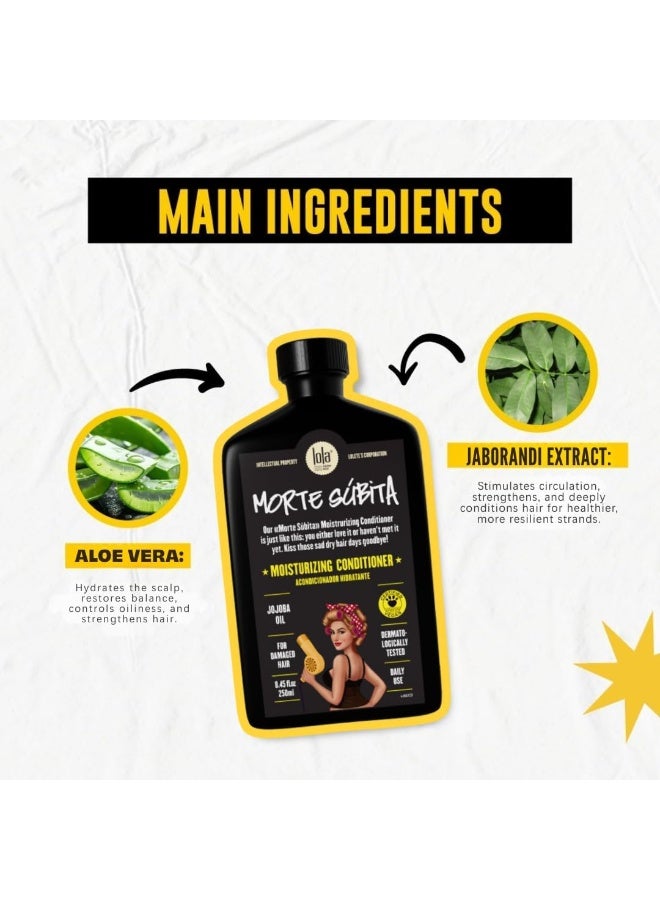 Lola from Rio Hydrating & Restorative Conditioner With Shea Butter & Aloe Vera - Revitalizes Damaged Hair, Adds Shine & Reduces Frizz (250 Ml) - Image 5